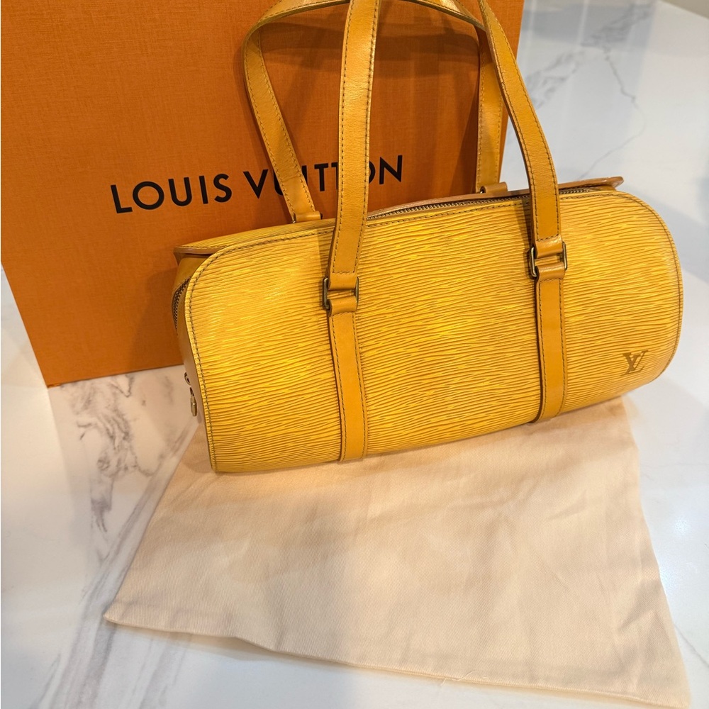 Vintage Louis Vuitton Soufflot Epi Handbag